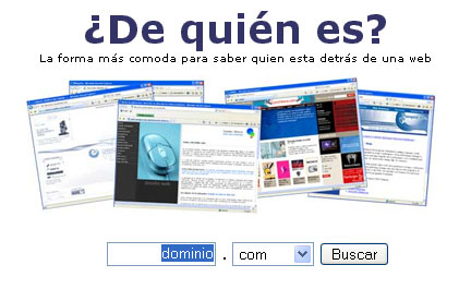 Whois - De quien es una web