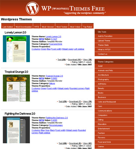 Themes para wordpress